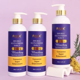 AILKE Whitening Dark Spot Removal Lotion, Antioxidant Body Cream, Smooth Soft Skin, With Double Glutathione, Support Wholesale (Color: 3 Bottle Lotion)